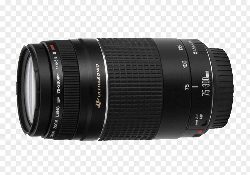 Camera Lens Canon EF Mount 75–300mm 70–300mm 50mm EF-S PNG
