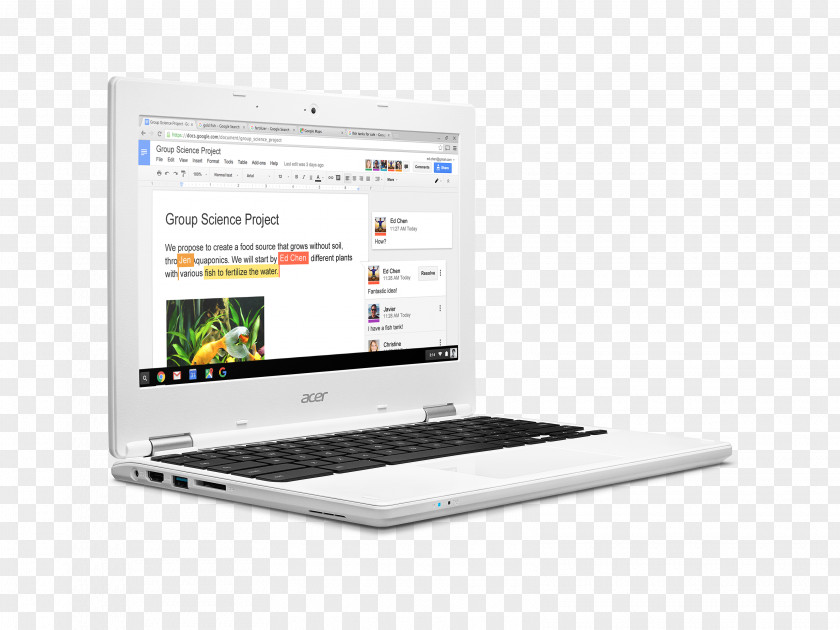 Chrome Laptop Chromebook Computer Acer OS PNG