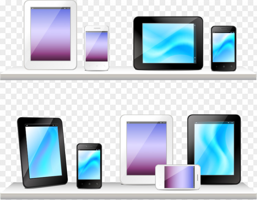 Computer And Mobile Phone Display Vector Smartphone Monitor Flat Panel Icon PNG