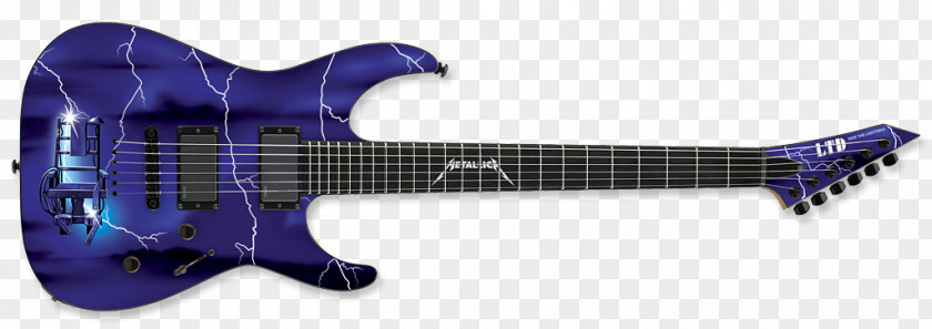 James T Kirk ESP LTD EC-1000 Seven-string Guitar M-II Guitars PNG