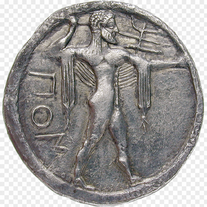 Coin Sybaris Roman Republic Ancient History Greece PNG