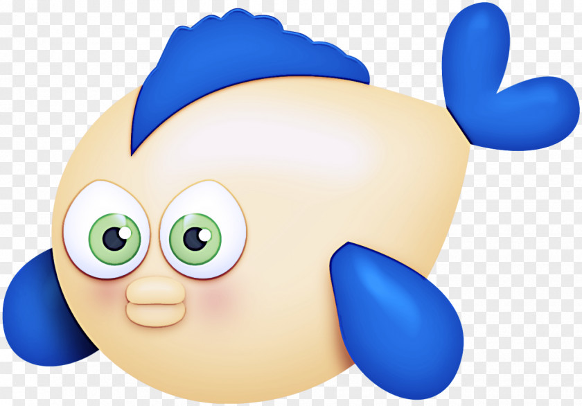 Ear Nose Cartoon Blue Clip Art PNG