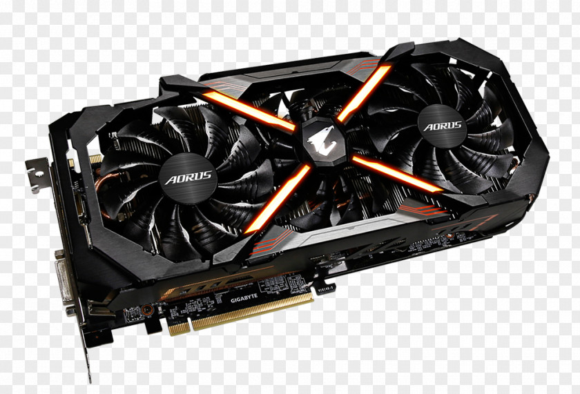 Graphics Cards & Video Adapters NVIDIA AORUS GeForce GTX 1080 Ti Xtreme Edition 11G Gigabyte Technology Gaming OC PNG