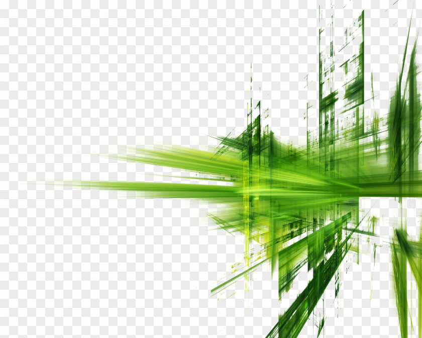 Green Background Sense Of Speed Abstract Art Stock Illustration PNG