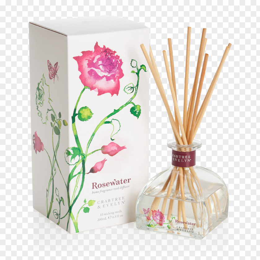 Perfume Crabtree & Evelyn Rose Water Eau De Cologne Aroma PNG