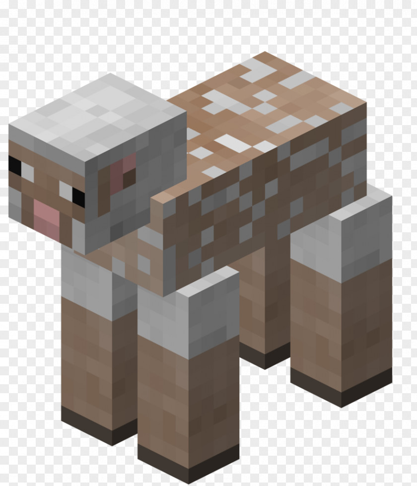 Sheep Minecraft: Pocket Edition Grey Troender Mob Video Game PNG