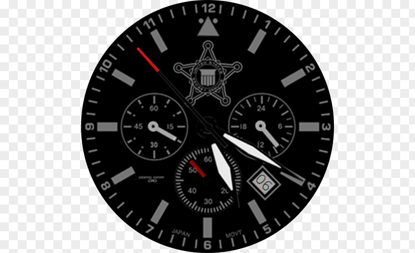 Watch The Runwell Brand Clock Chronograph PNG