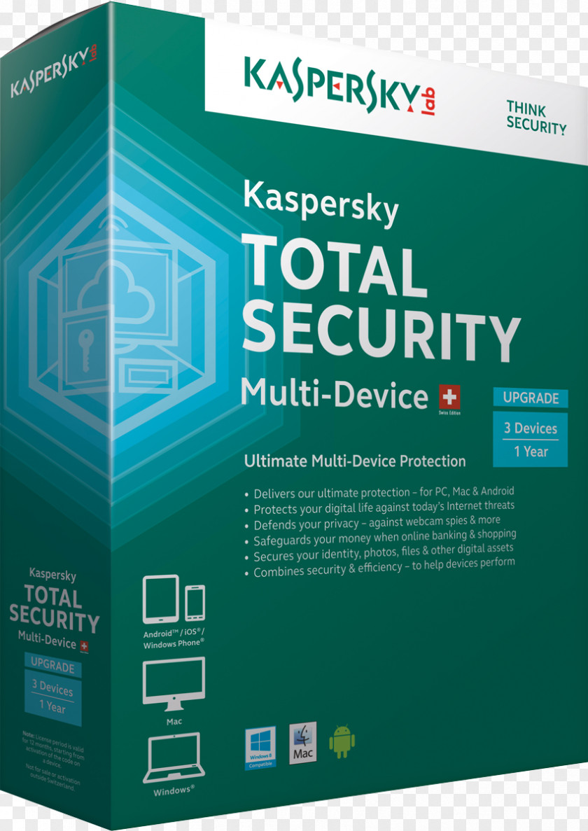Antivirus Software Kaspersky Lab Internet Security Computer 360 Safeguard PNG