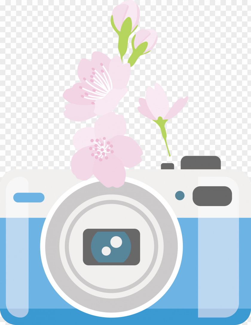 Camera Flower PNG