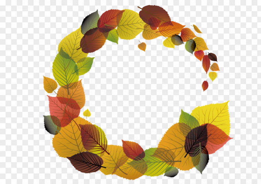 Autumn Leaves Graphic Design Drawing Clip Art PNG