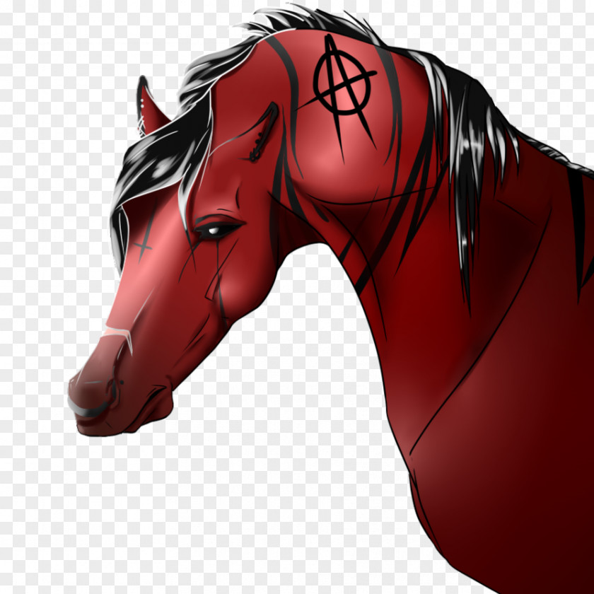 Space Ghost Mustang Stallion Halter Rein Bridle PNG