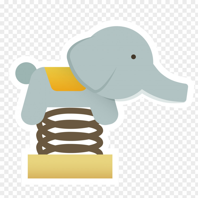 Spring Toy Elephant PNG