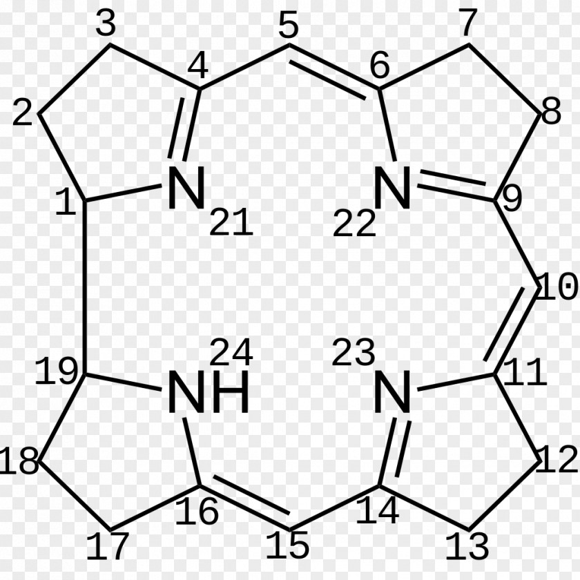 Alkane Iupac Phthalocyanine Corrinoid Magnesium Porphyrin PNG