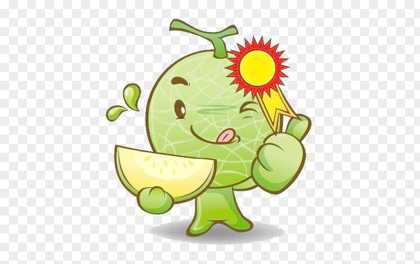 Cantaloupe Smile Vector Material Hami Melon Clip Art PNG