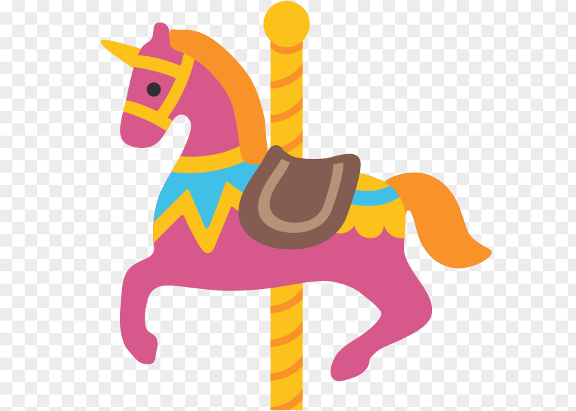 Carousel Horse Emoji SMS Unicode PNG