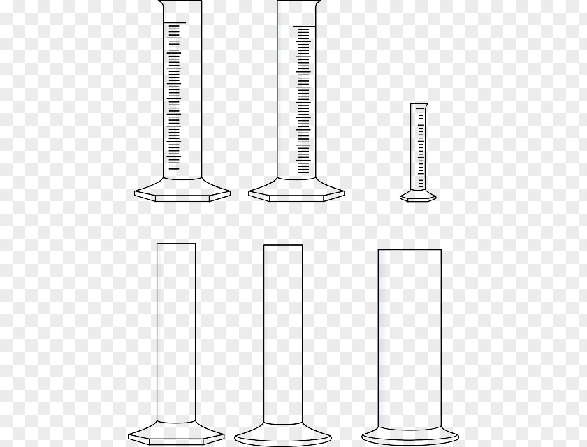 Laboratory Glassware Chemistry Cylinder Chemielabor PNG