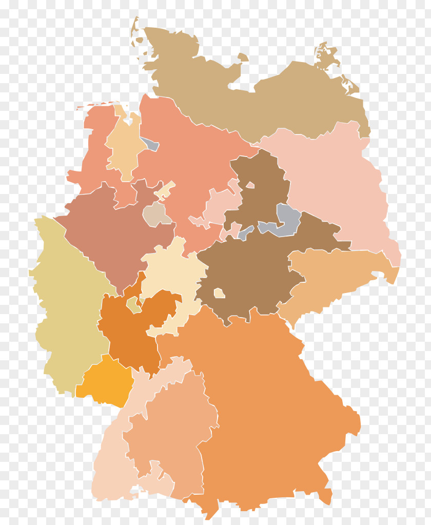 Map German Reunification West Germany East States Of Protestant Church In Hesse And Nassau PNG