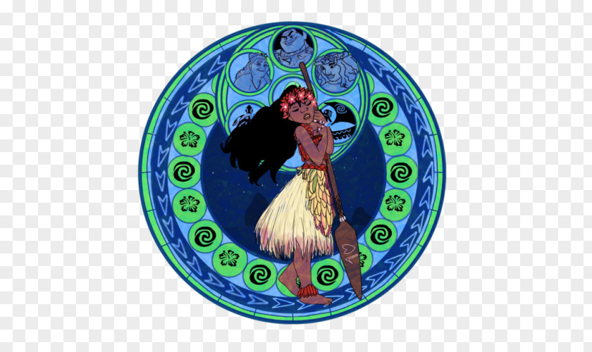 Moana Te Fiti Kingdom Hearts III Sora The Walt Disney Company Stained Glass PNG