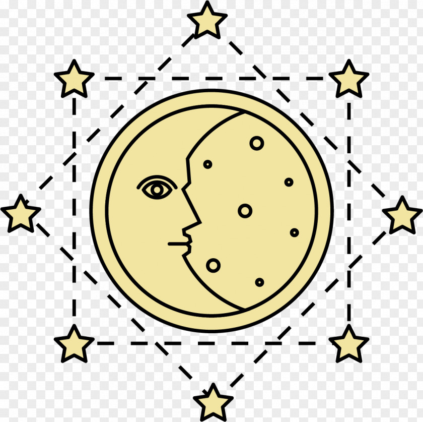 Moon Symbol Alchemy Icon PNG