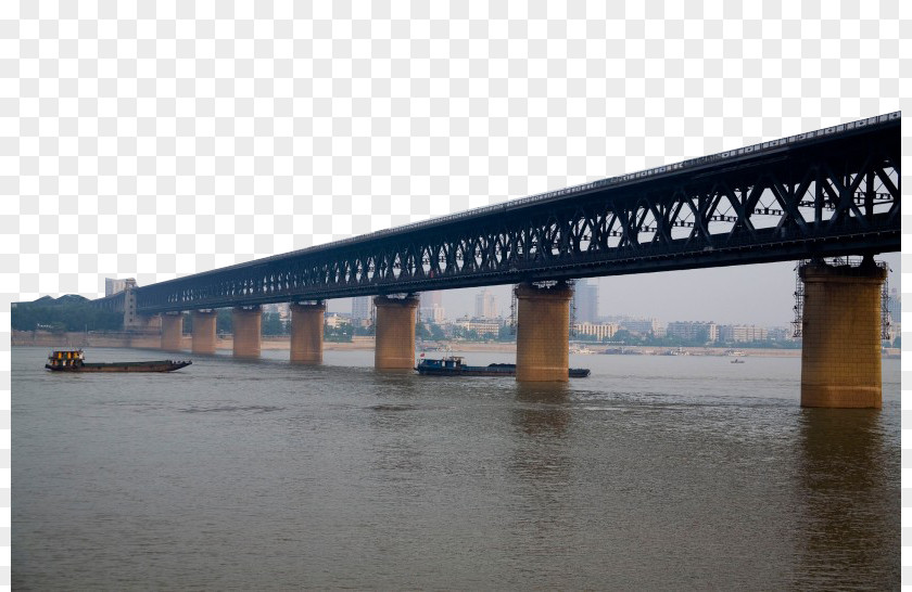 Wuhan Yangtze River Bridge Riverview Nanjing PNG