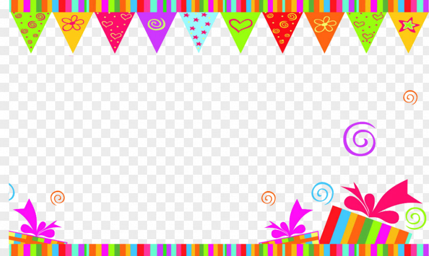 Birthday Decorative Elements PNG