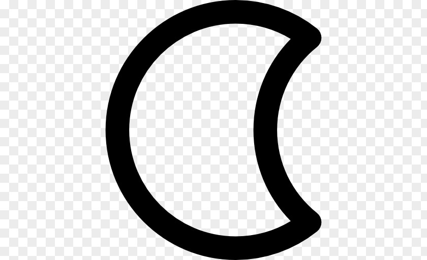 Circle White Crescent Clip Art PNG