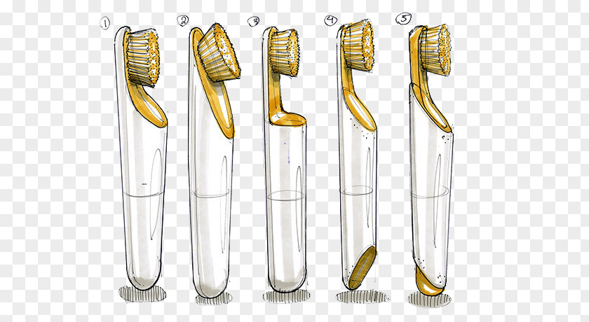 Electric Toothbrush Industrial Design Drawing Sketch PNG