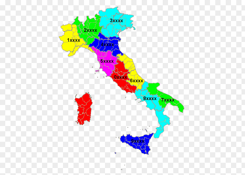 Italy Regions Of World Map Mapa Polityczna PNG