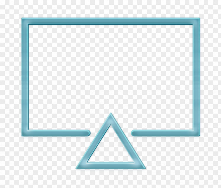 Rectangle Azure Tv Icon Essential Set Television PNG