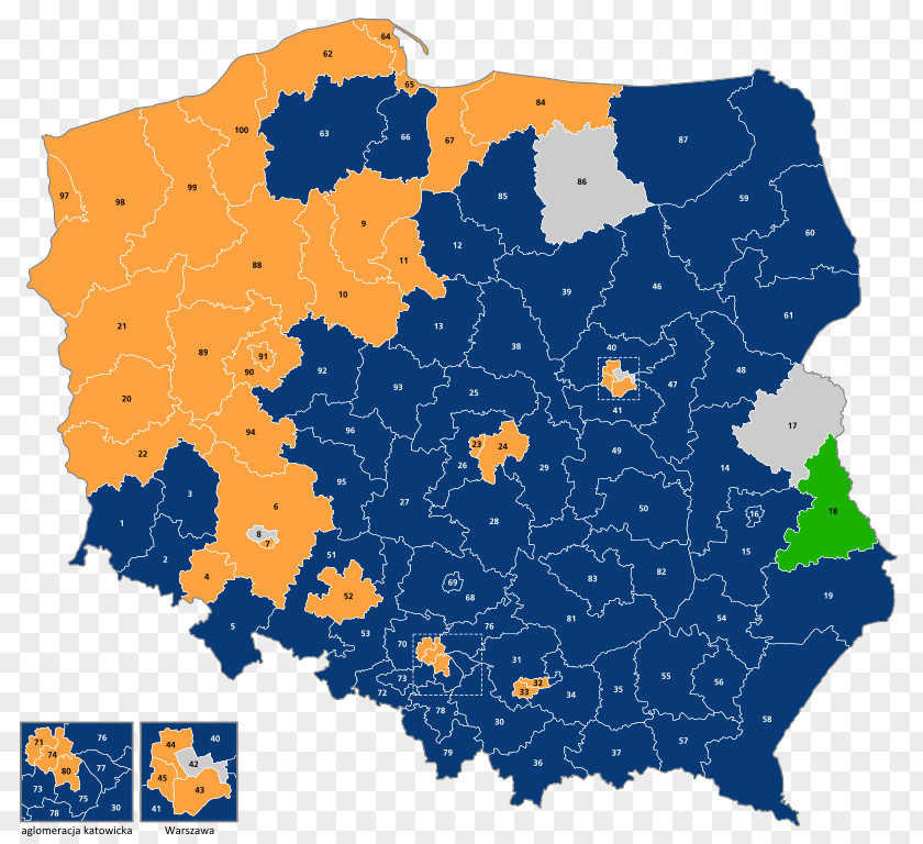 Aranese Parliamentary Election 2015 Polish Election, Senate Of Poland Electoral District PNG