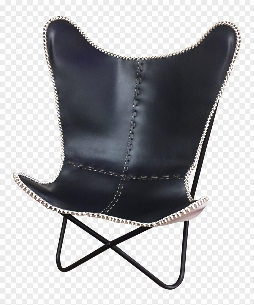 Genuine Leather Stools Butterfly Chair Table Fauteuil Furniture PNG