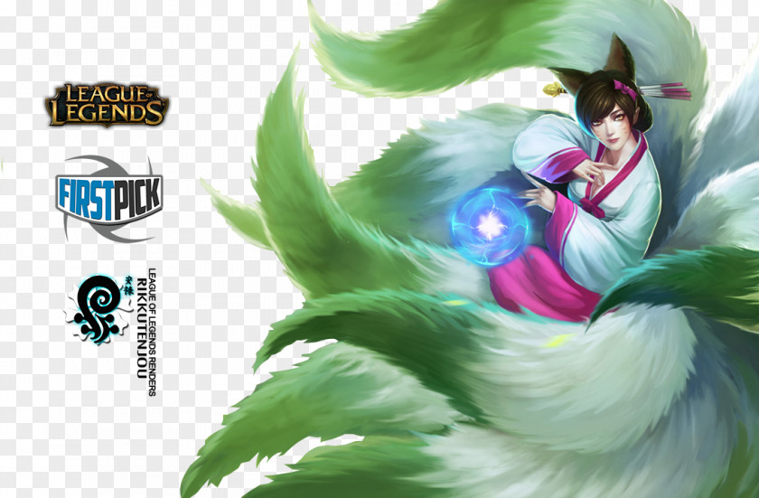 League Of Legends Nine-tailed Fox Chinese Art Ahri PNG