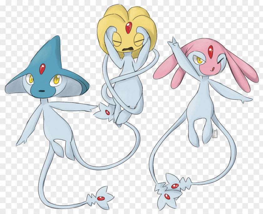 Pokémon Diamond And Pearl Azelf Mesprit Uxie Sun Moon PNG