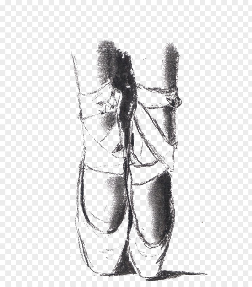 Sketch Shoes Drawing Pencil Painting Ballet PNG