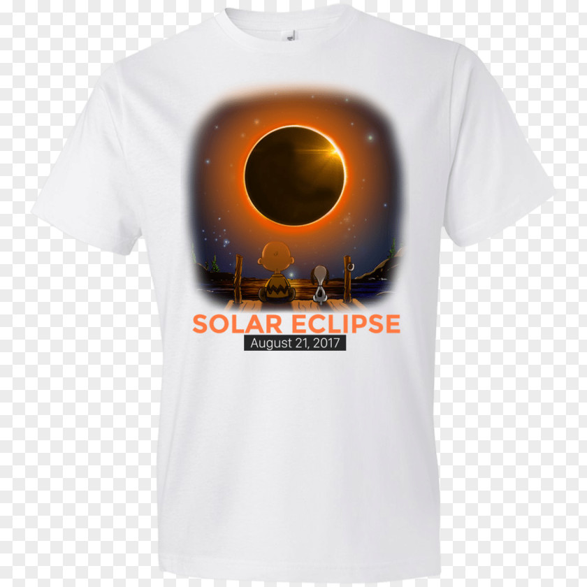 T-shirt Snoopy Solar Eclipse Of August 21, 2017 Charlie Brown PNG