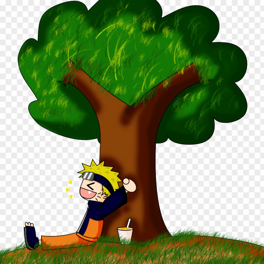 Tree Green Character Clip Art PNG
