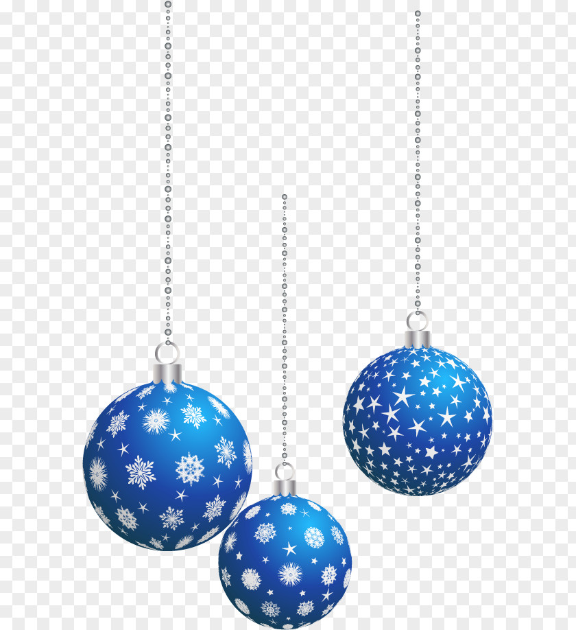 Blue Christmas Decoration Ball Ornament Clip Art PNG