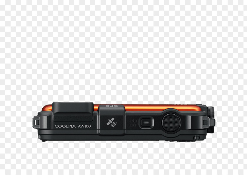 Camera Nikon COOLPIX AW100 Point-and-shoot Active Pixel Sensor 1080p Megapixel PNG