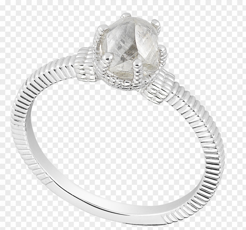Diamond Rough Engagement Ring Wedding Dress Princess Cut PNG