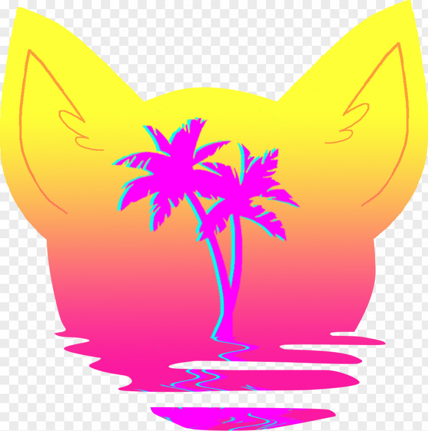 Palm Trees Vector Graphics Clip Art Design PNG