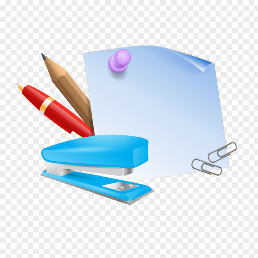 Paper Notes With Stapler Clip Notebook PNG