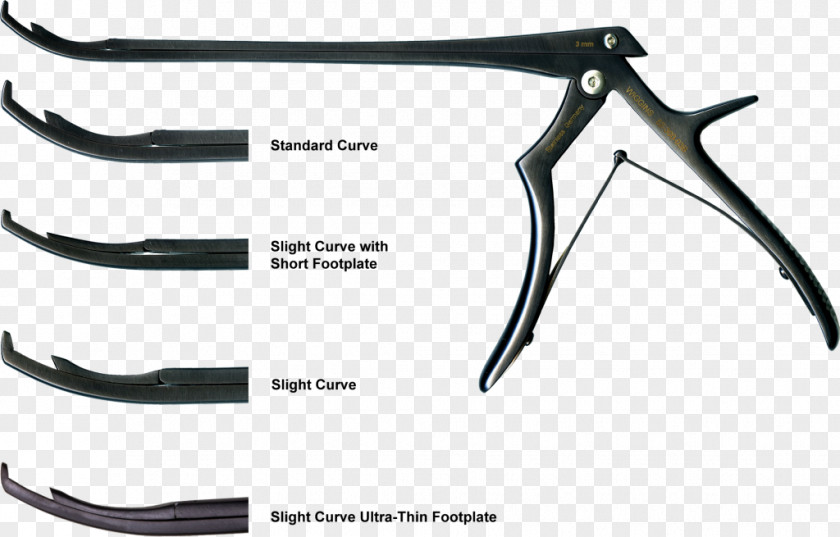 Rongeur Bone Standard Curve Angle Goggles PNG