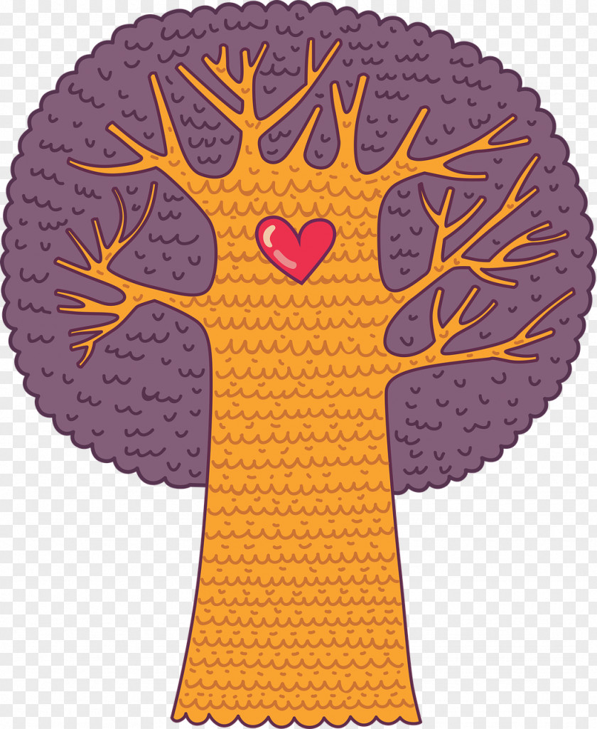 Tree Purple Heart Mulberry PNG
