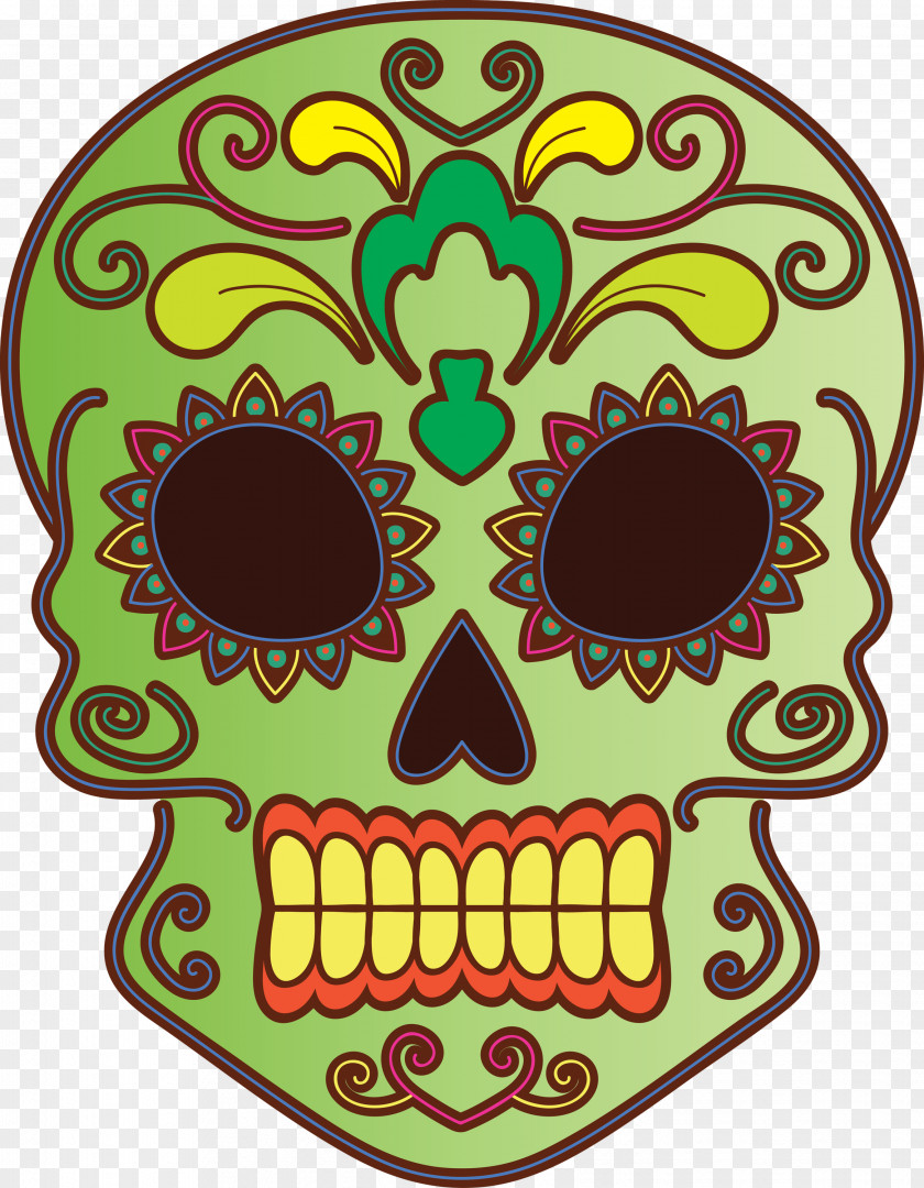 Calavera Day Of The Dead Día De Muertos PNG