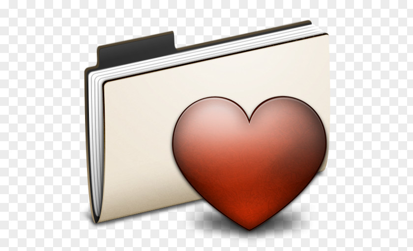 Folder Favorite Heart Love PNG