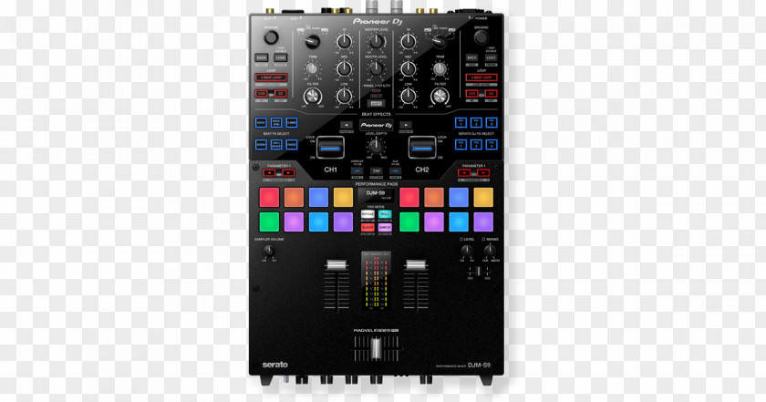 Pioneer DJM-S9 Audio Mixers Disc Jockey DJ Mixer PNG