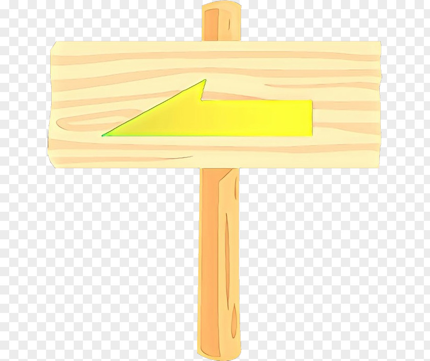 Yellow Table Wood Furniture Symbol PNG