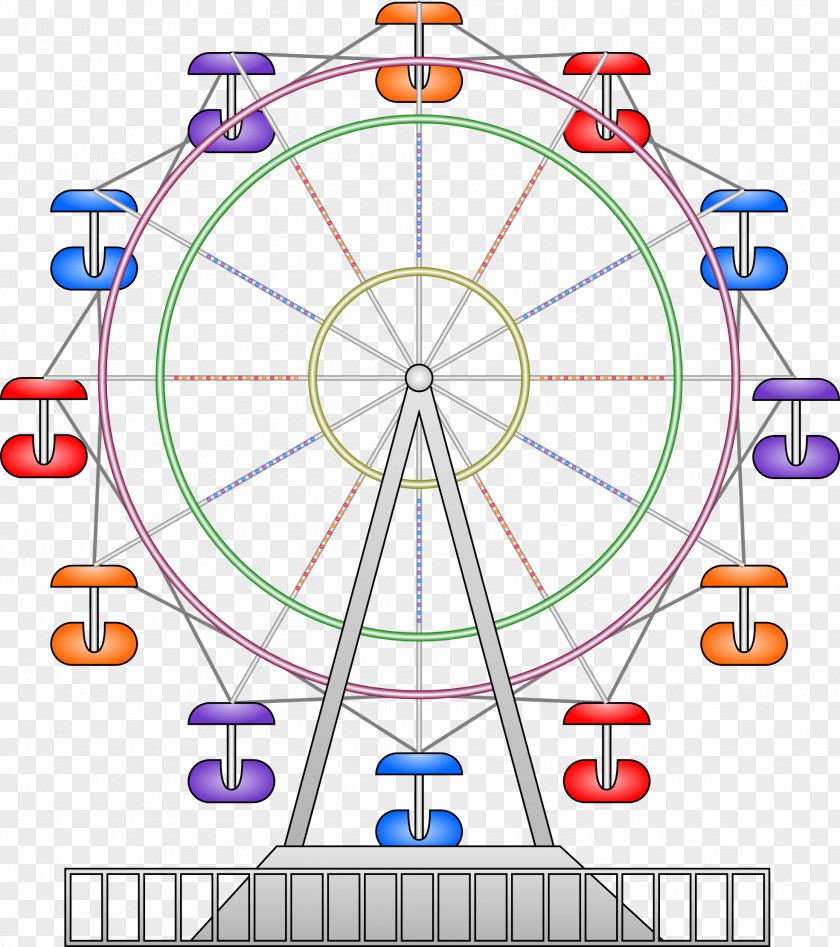 Ferris Wheel Cartoon Car Clip Art PNG