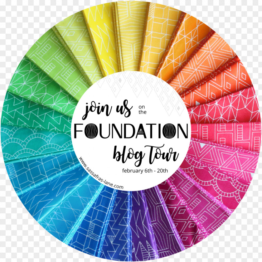 ONE　DAY Tour Textile Foundation Quilt Label PNG
