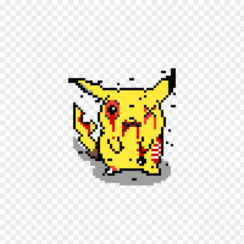 Pikachu Frame Pixel Art Drawing Image PNG